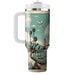 Vintage Travel Destinations  Tumblers With Lids