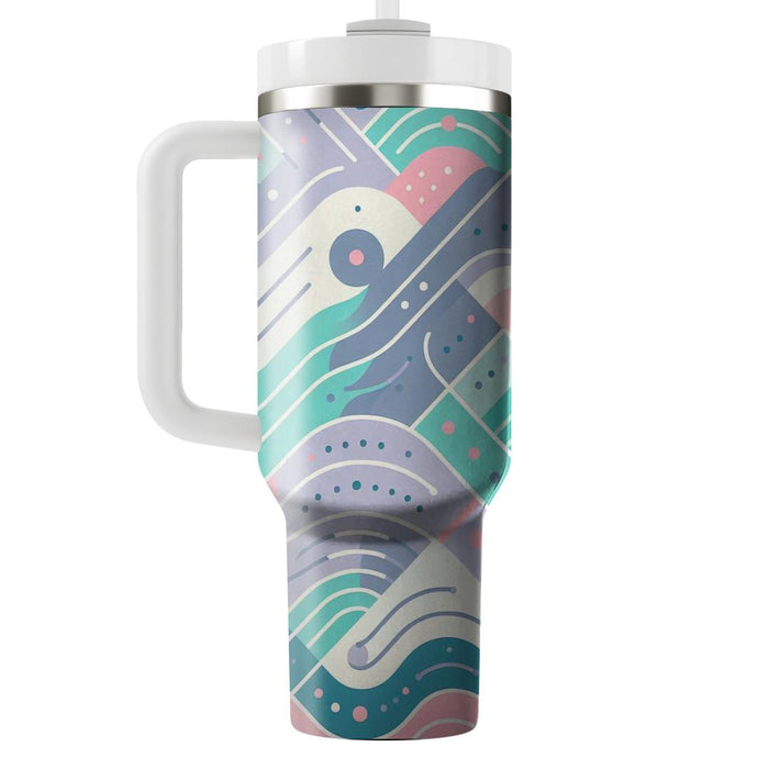 Whimsical Wave And Dot  Tumblers For Gifts