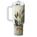 Artful Leaf Motif  Custom Tumblers