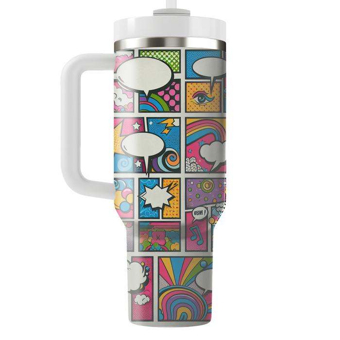 Retro Comic Strips  Custom Tumblers