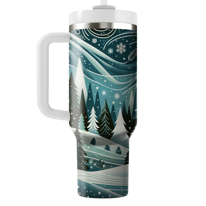 Winter Forest Whispers  Custom Tumblers