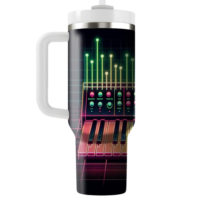 Synthesizer Spectrum  Tumblers With Lids