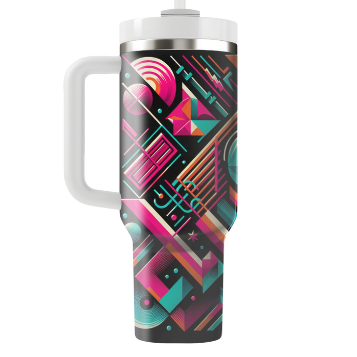 Retro Neon Pattern  Custom Tumblers