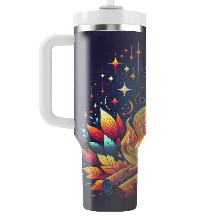 Autumn Evening Bonfire  Custom Tumblers