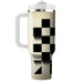 Bold Checkerboard  Tumbler Cups