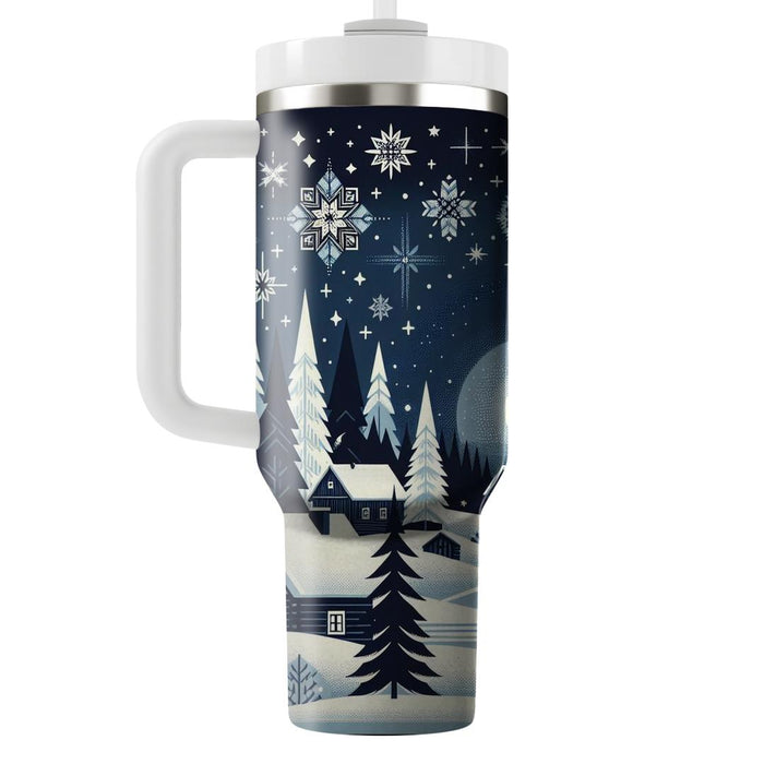 Winter Nordic Bliss  Travel Tumblers