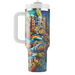 Wanderlust - World Tourism Day  Custom Tumblers