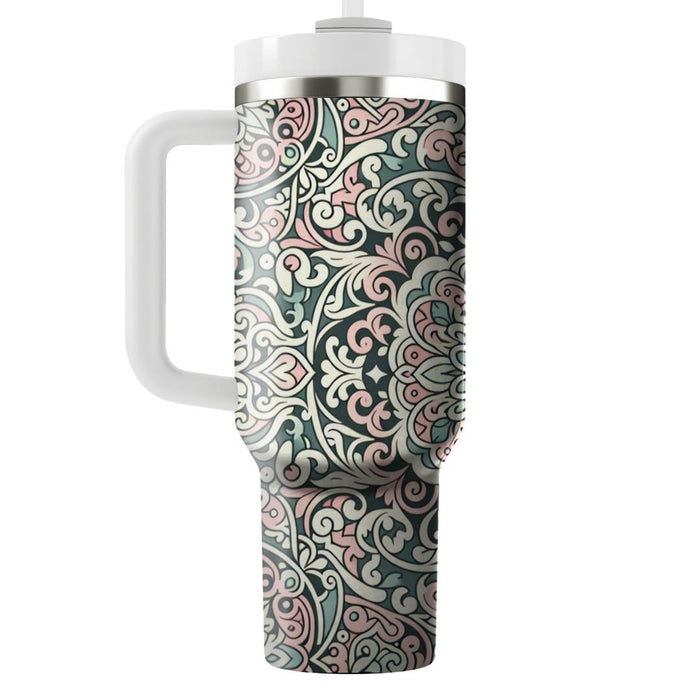 Floral Filigree  Decorative Tumblers