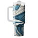 Sleek Wave Pattern  Personalized Tumblers