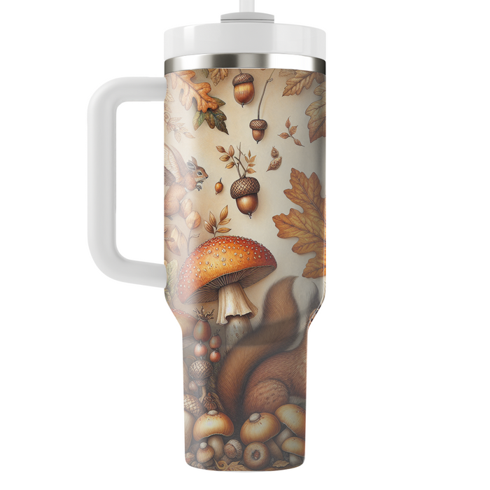 Autumn Woodland Walk  Personalized Tumblers