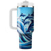 Whimsical Dolphin Splash  Custom Tumblers