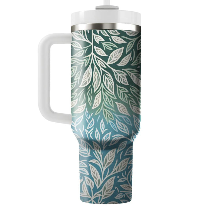 Tranquil Leaf Canopy  Custom Tumblers