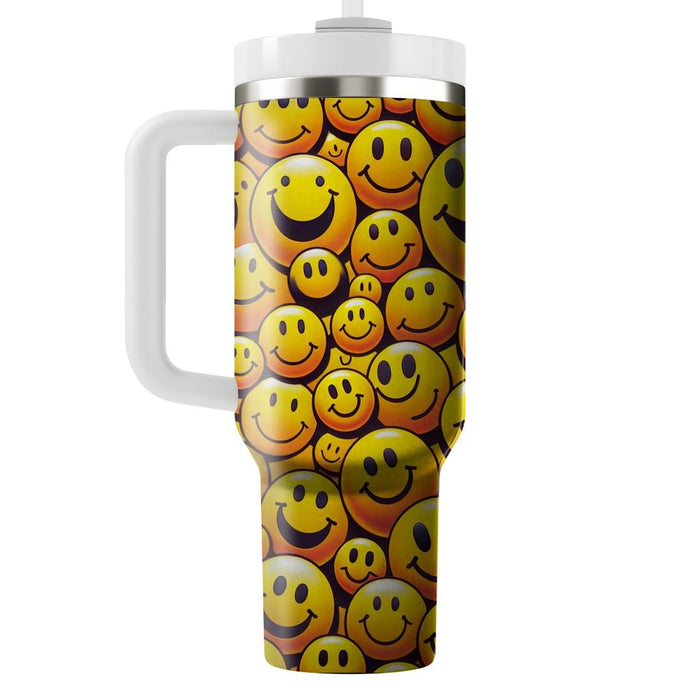 Sunny Smiley Faces  Decorative Tumblers