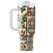 Retro Floral Tapestry  Insulated Tumblers