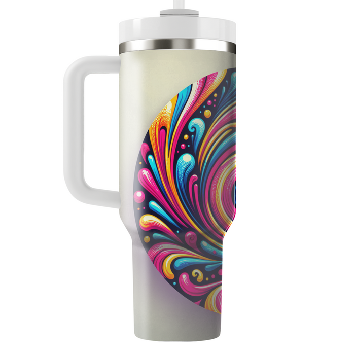 Tie-dye Spiral Dreams  Personalized Tumblers