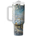 Winter Snowy Night Delight  Travel Tumblers