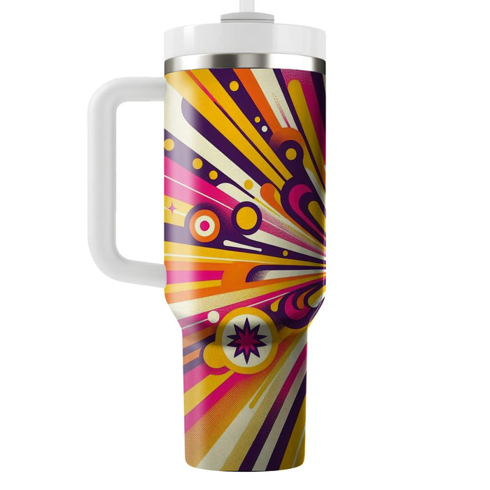 Retro Starburst Fiesta  Decorative Tumblers