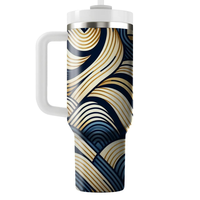 Timeless Chevron Wave  Custom Tumblers