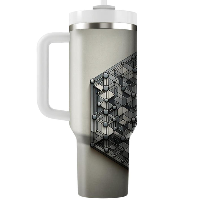 Sleek Polygon Illusion  Insulated Tumblers