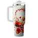 Vivid Poppy Parade  Decorative Tumblers