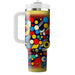 Bold Colorful Dots  Insulated Tumblers