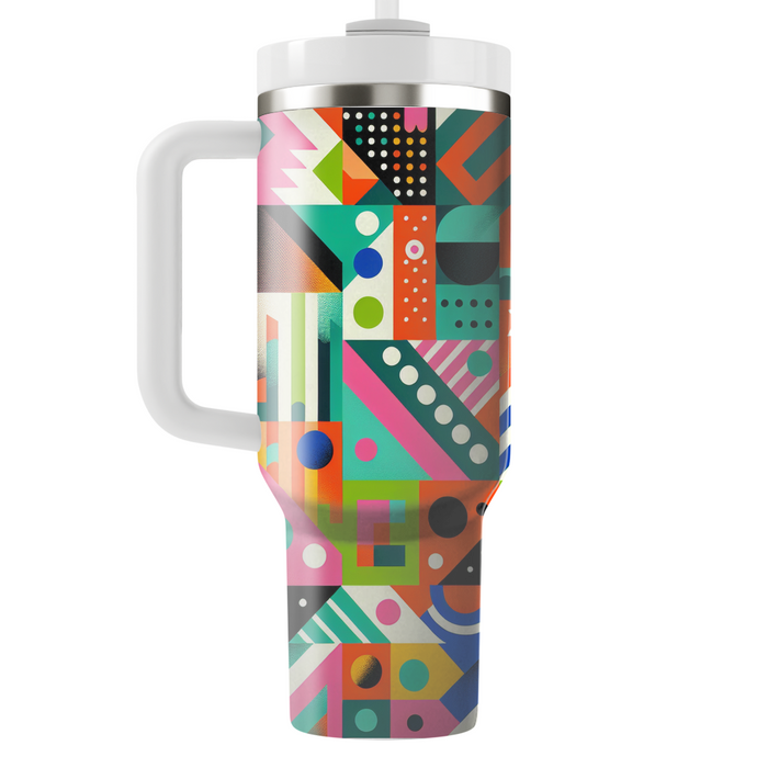 Funky Retro Patterns  Personalized Tumblers