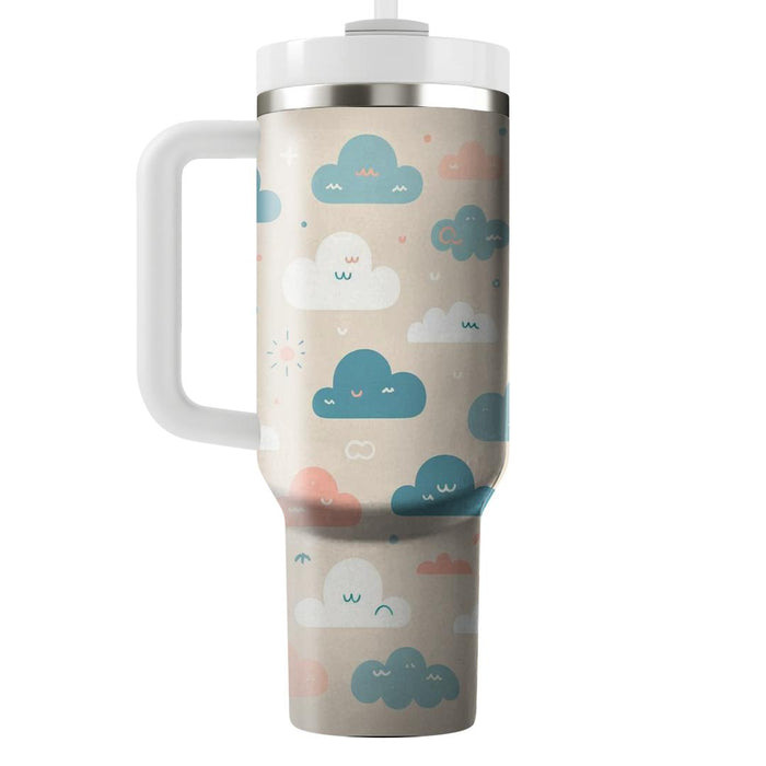 Whimsical Cloud Shapes  Tumblers For Gifts