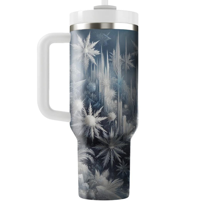 Winter Crystal Gardens  Unique Tumblers