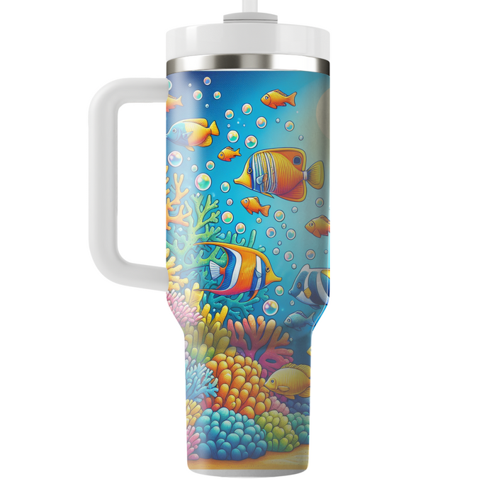 Colorful Tropical Fish Paradise  Tumblers For Gifts