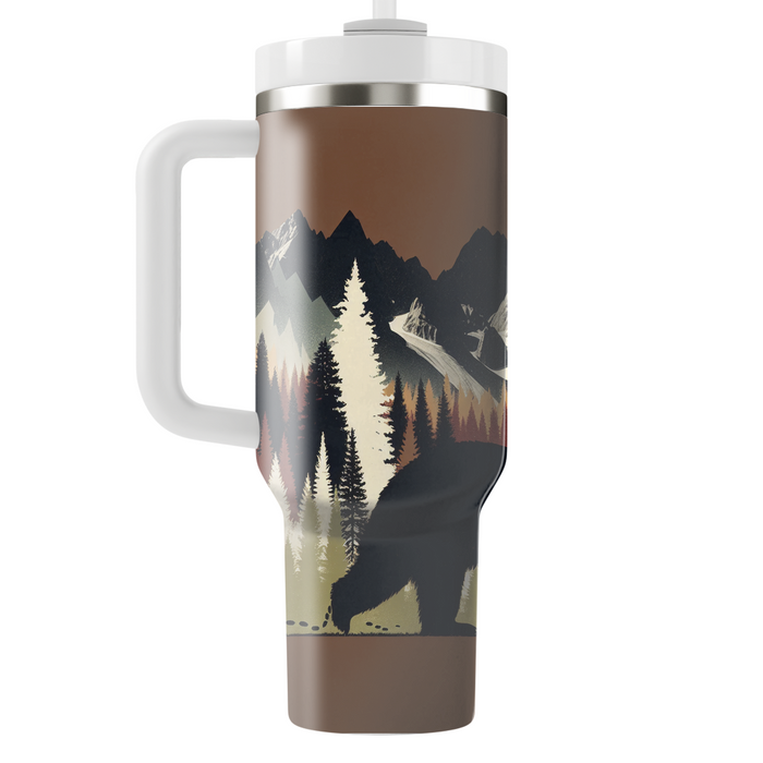 Adventurous Bear Tracks  Tumblers For Gifts