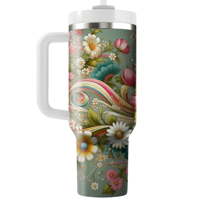 Vibrant Flora  Tumblers For Gifts