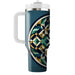 Geometric Diamond Mosaic  Travel Tumblers