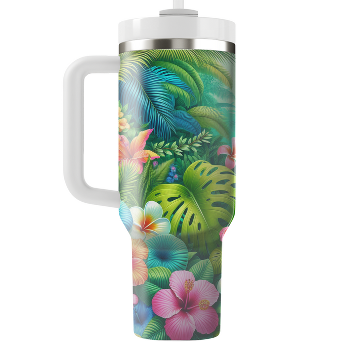 Vivid Tropical Blossoms  Insulated Tumblers