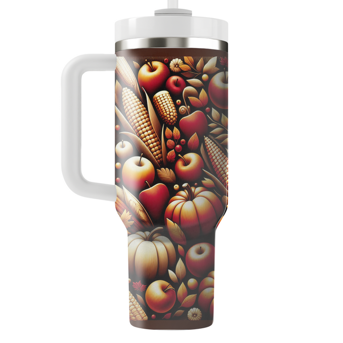 Autumn Harvest - A Nature's Bounty  Travel Tumblers