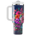 Vibrant Flower Burst  Tumblers For Gifts