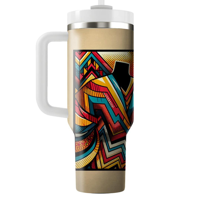 Zigzag Zest  Travel Tumblers