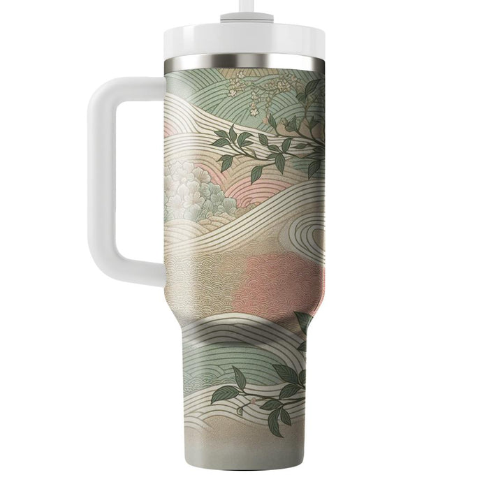 Zen Garden Blooms  Personalized Tumblers