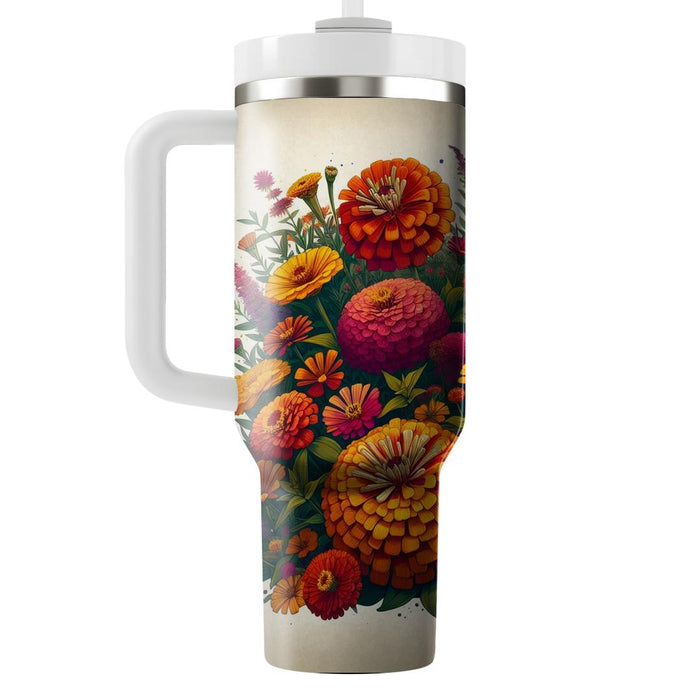 Vibrant Garden Bloom  Tumblers For Gifts