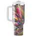 Technicolor Dreams - A Vibrant Carnival  Travel Tumblers