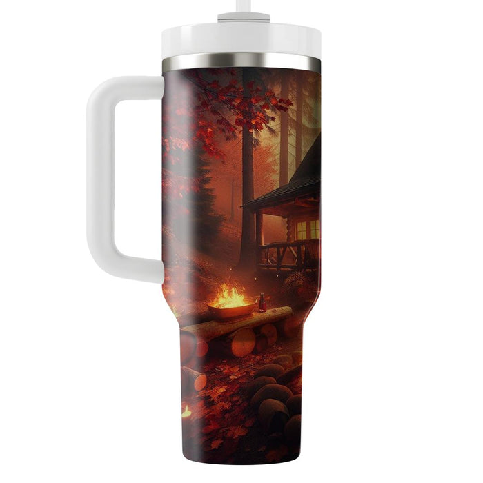 Autumn Fireside Glow  Tumblers For Gifts