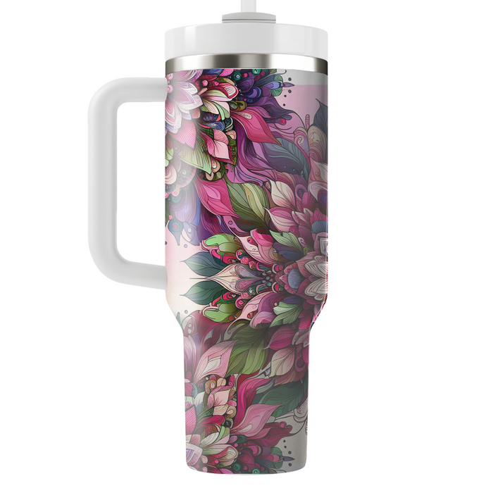 Vivid Kaleidoscope Blossoms  Tumblers For Gifts