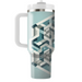 Modern Hexagonal Weave Custom Tumblers