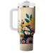 Sunny Floral Burst  Decorative Tumblers