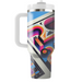 Vibrant 80s Typography Insulated Tumblers