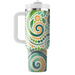 Dotted Spiral Swirl Custom Tumblers