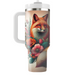 Floral Fox Fusion Tumblers For Gifts