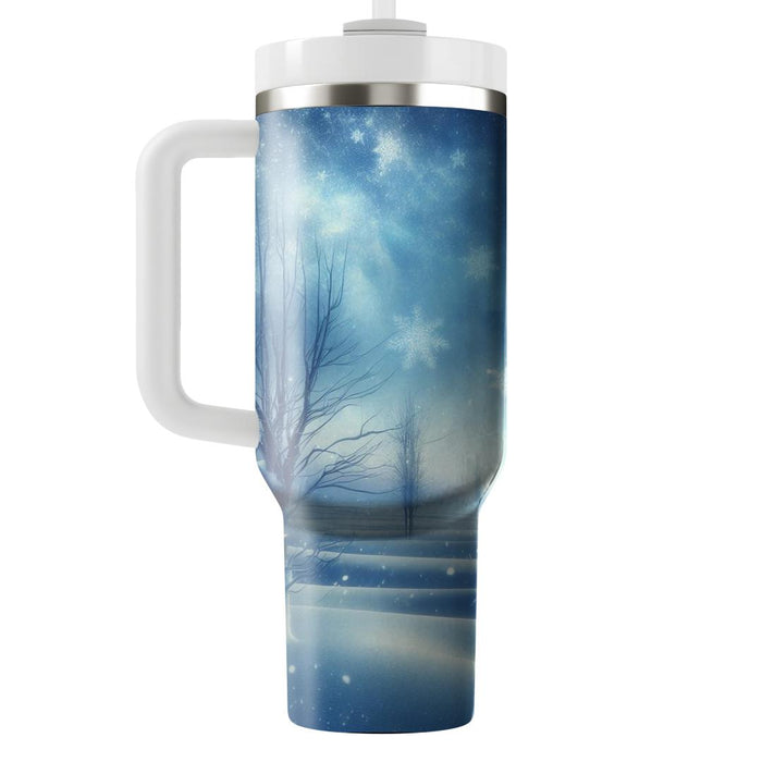 Winter Snowfall Symphony  Insulated Tumblers