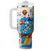 Vibrant Circus Spectacle  Personalized Tumblers