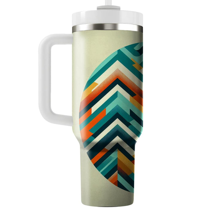 Zigzag Zenith  Tumbler Cups