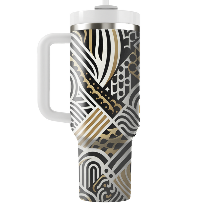 Stylized Animal Print Tumbler Cups